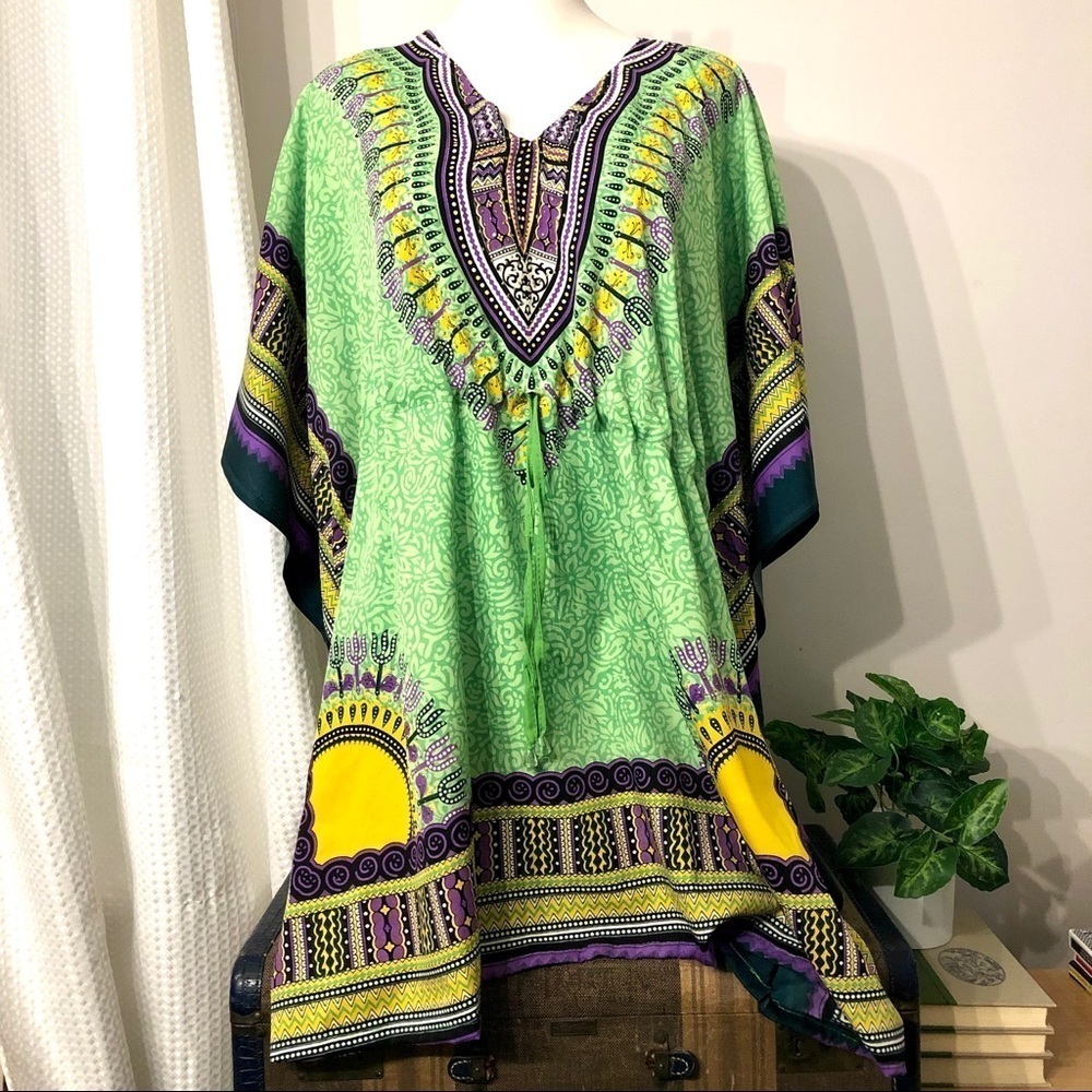 🎯3/$10 NF Tribal Print Beach Swimsuit Cover-Up
